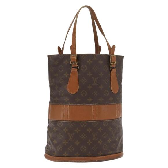 LOUIS VUITTON Monogram Bucket GM Shoulder Bag USA limited T42236 LV Auth bs31934
